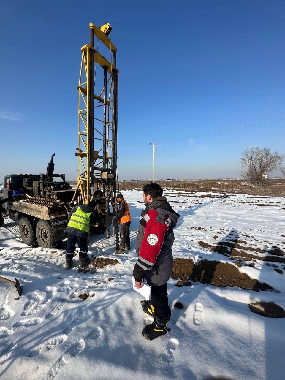Алматы Гео Изыскатель Полевые исследования (SPT-test, CPT-test, отбор монолит, штамповые испытания, статическое и динамическое зондирование, волновые измерения)