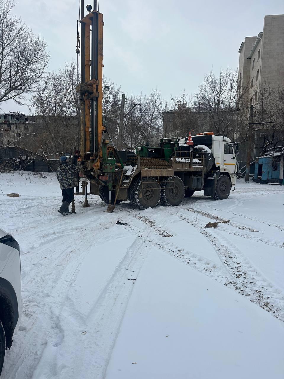 Алматы Гео Изыскатель Полевые исследования (SPT-test, CPT-test, отбор монолит, штамповые испытания, статическое и динамическое зондирование, волновые измерения)
