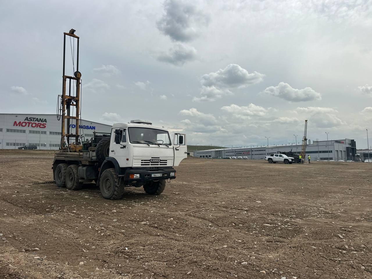 Алматы Гео Изыскатель Полевые исследования (SPT-test, CPT-test, отбор монолит, штамповые испытания, статическое и динамическое зондирование, волновые измерения)