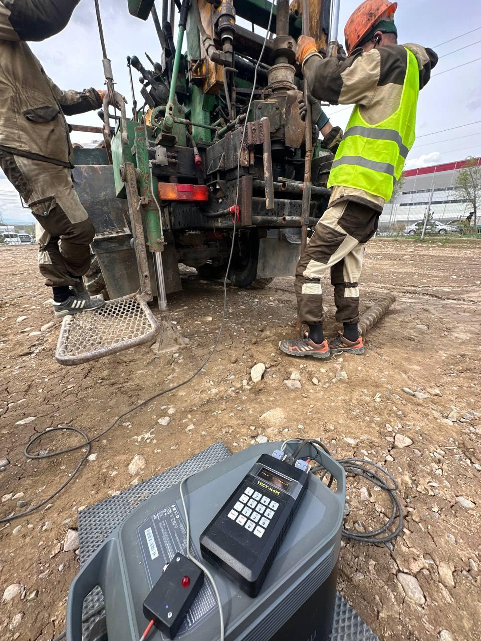 Алматы Гео Изыскатель Полевые исследования (SPT-test, CPT-test, отбор монолит, штамповые испытания, статическое и динамическое зондирование, волновые измерения)